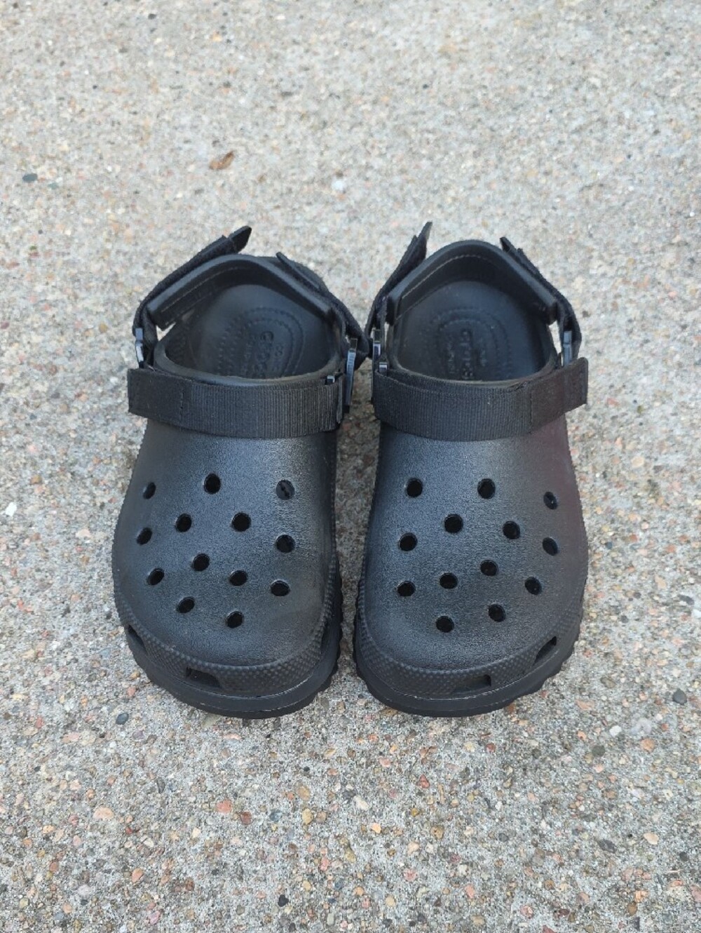 Crocs Classic Black Hiker Clog With Adjustable Strap Size 8 - Picture 2 of 9